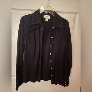 Ann Taylor LOFT petite women’s button down shirt